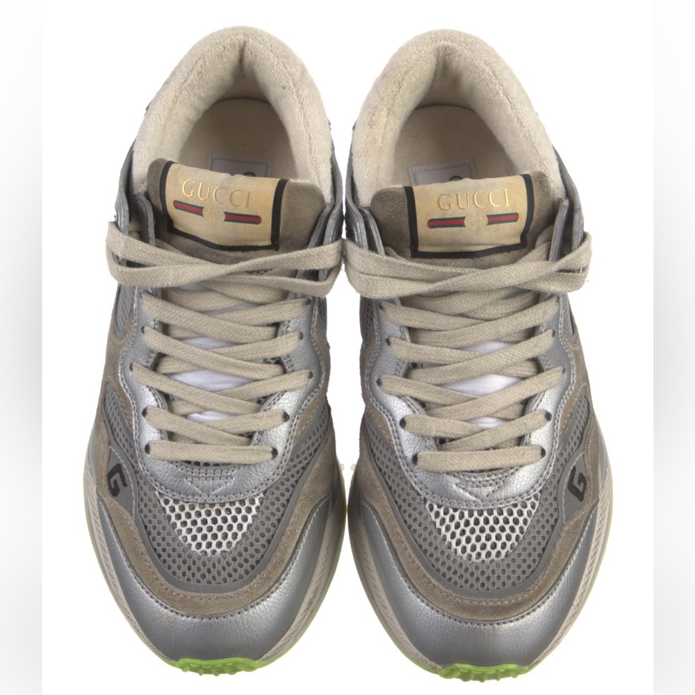 Gucci Ultraspace Leather Trainers - Picture 3 of 5